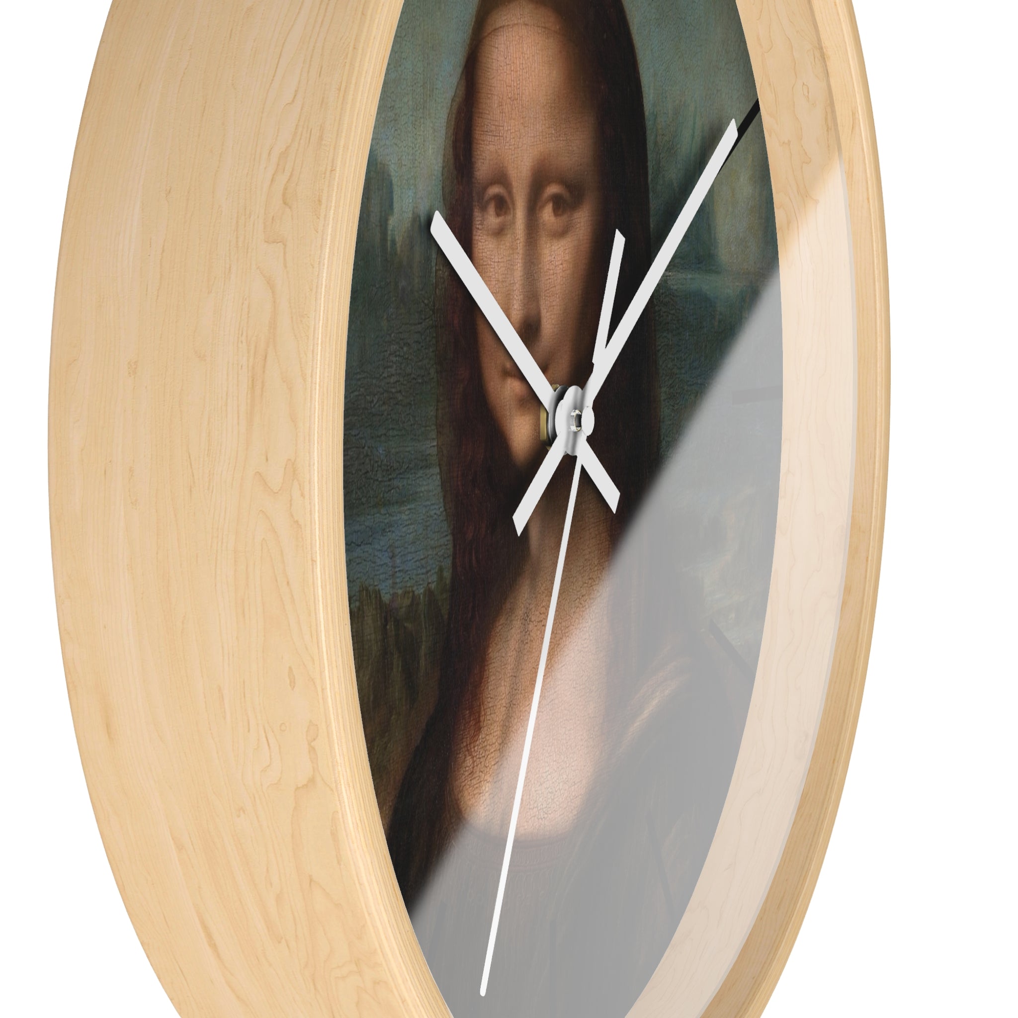 Masters of Art Leonardo da Vinci Mona Lisa del Giocondo Premium Wall Clock - POPvault