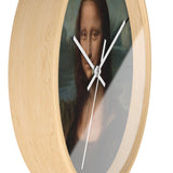 Masters of Art Leonardo da Vinci Mona Lisa del Giocondo Premium Wall Clock - POPvault