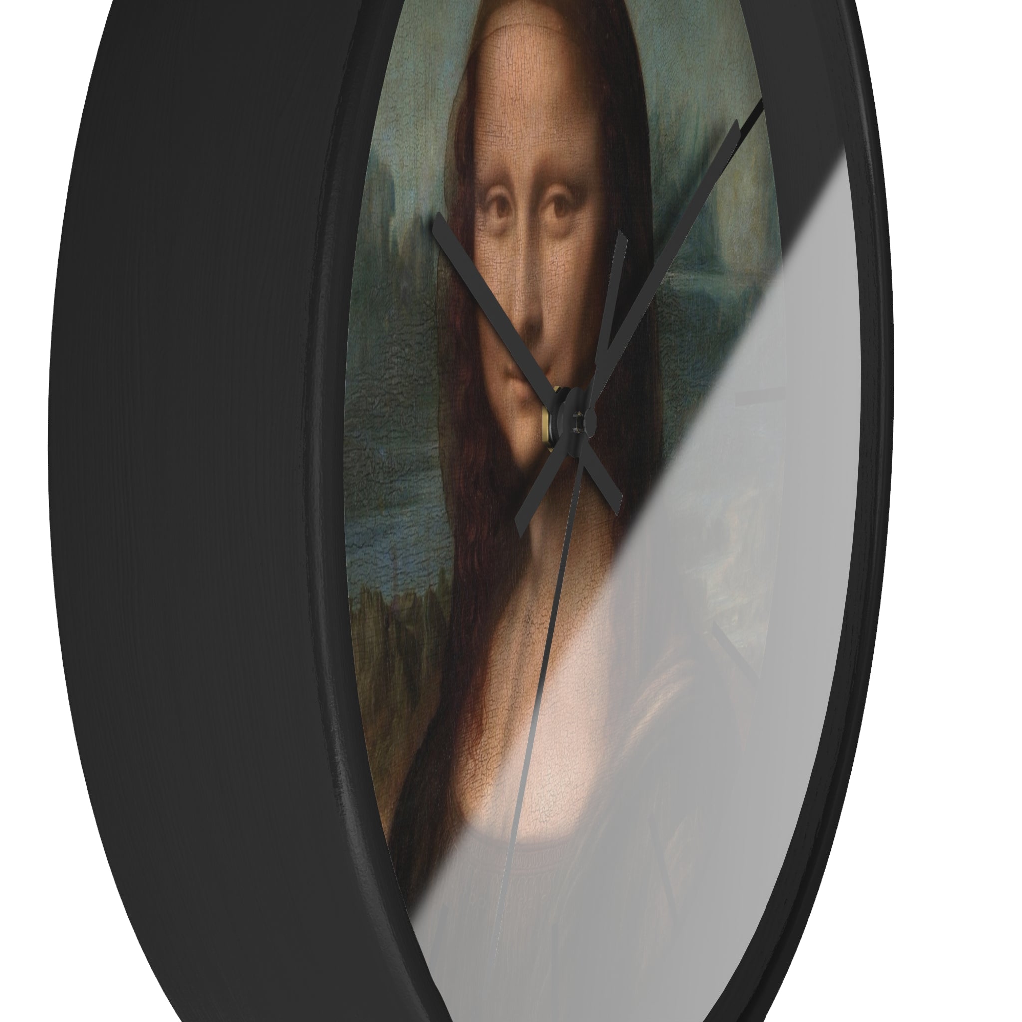 Masters of Art Leonardo da Vinci Mona Lisa del Giocondo Premium Wall Clock - POPvault