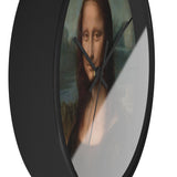 Masters of Art Leonardo da Vinci Mona Lisa del Giocondo Premium Wall Clock - POPvault
