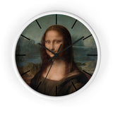 Masters of Art Leonardo da Vinci Mona Lisa del Giocondo Premium Wall Clock - POPvault