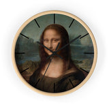 Masters of Art Leonardo da Vinci Mona Lisa del Giocondo Premium Wall Clock - POPvault