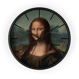 Masters of Art Leonardo da Vinci Mona Lisa del Giocondo Premium Wall Clock - POPvault