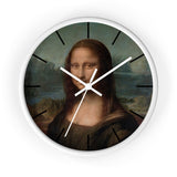 Masters of Art Leonardo da Vinci Mona Lisa del Giocondo Premium Wall Clock - POPvault