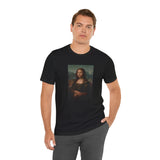 Masters of Art Leonardo da Vinci Mona Lisa del Giocondo Unisex Jersey Short Sleeve T-Shirt - POPvault