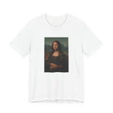 Masters of Art Leonardo da Vinci Mona Lisa del Giocondo Unisex Jersey Short Sleeve T-Shirt - POPvault
