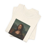 Masters of Art Leonardo da Vinci Mona Lisa del Giocondo Unisex Jersey Short Sleeve T-Shirt - POPvault