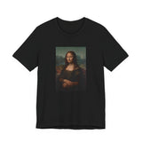 Masters of Art Leonardo da Vinci Mona Lisa del Giocondo Unisex Jersey Short Sleeve T-Shirt - POPvault