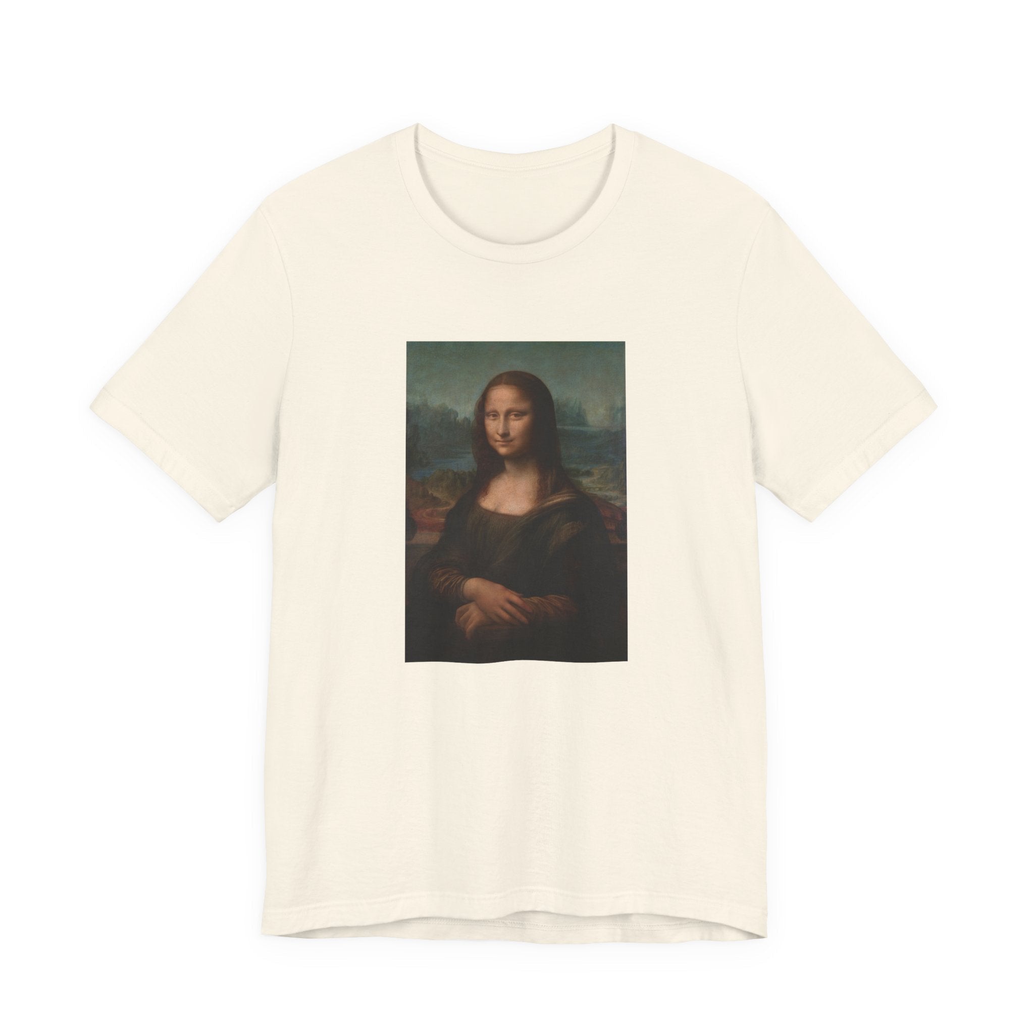 Masters of Art Leonardo da Vinci Mona Lisa del Giocondo Unisex Jersey Short Sleeve T-Shirt - POPvault