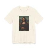 Masters of Art Leonardo da Vinci Mona Lisa del Giocondo Unisex Jersey Short Sleeve T-Shirt - POPvault