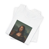 Masters of Art Leonardo da Vinci Mona Lisa del Giocondo Unisex Jersey Short Sleeve T-Shirt - POPvault