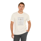 Masters of Art Leonardo da Vinci Vitruvian Man Unisex Jersey Short Sleeve T-Shirt - POPvault