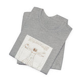Masters of Art Leonardo da Vinci Vitruvian Man Unisex Jersey Short Sleeve T-Shirt - POPvault