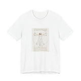 Masters of Art Leonardo da Vinci Vitruvian Man Unisex Jersey Short Sleeve T-Shirt - POPvault