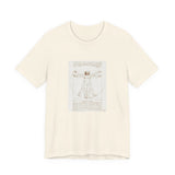 Masters of Art Leonardo da Vinci Vitruvian Man Unisex Jersey Short Sleeve T-Shirt - POPvault