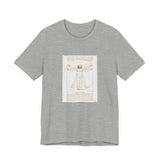 Masters of Art Leonardo da Vinci Vitruvian Man Unisex Jersey Short Sleeve T-Shirt - POPvault