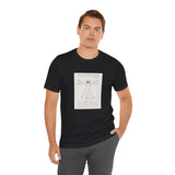 Masters of Art Leonardo da Vinci Vitruvian Man Unisex Jersey Short Sleeve T-Shirt - POPvault