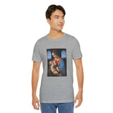 Masters of Art Leonardo da Vinci's Madonna Litta Unisex Jersey Short Sleeve T-Shirt - POPvault