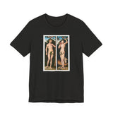 Masters of Art Lucas Cranach's Adam and Eve Unisex Jersey Short Sleeve T-Shirt - POPvault