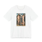 Masters of Art Lucas Cranach's Adam and Eve Unisex Jersey Short Sleeve T-Shirt - POPvault