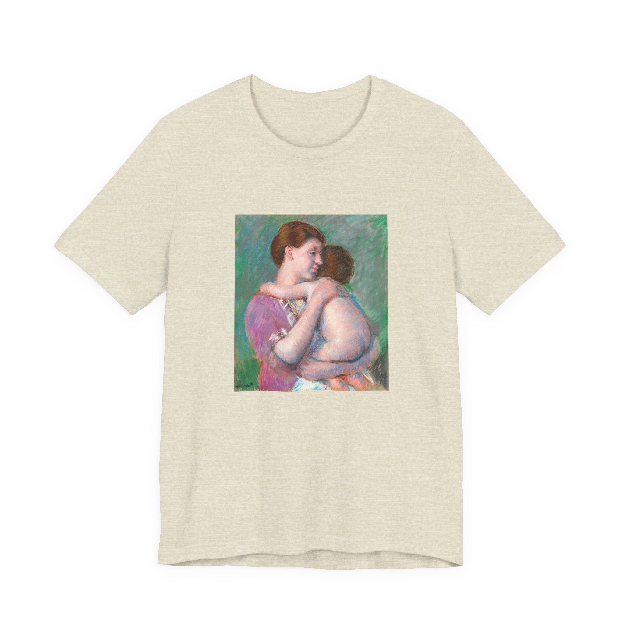 Masters of Art Mary Cassatt Mother and Child Unisex Jersey Short Sleeve T-Shirt - POPvault