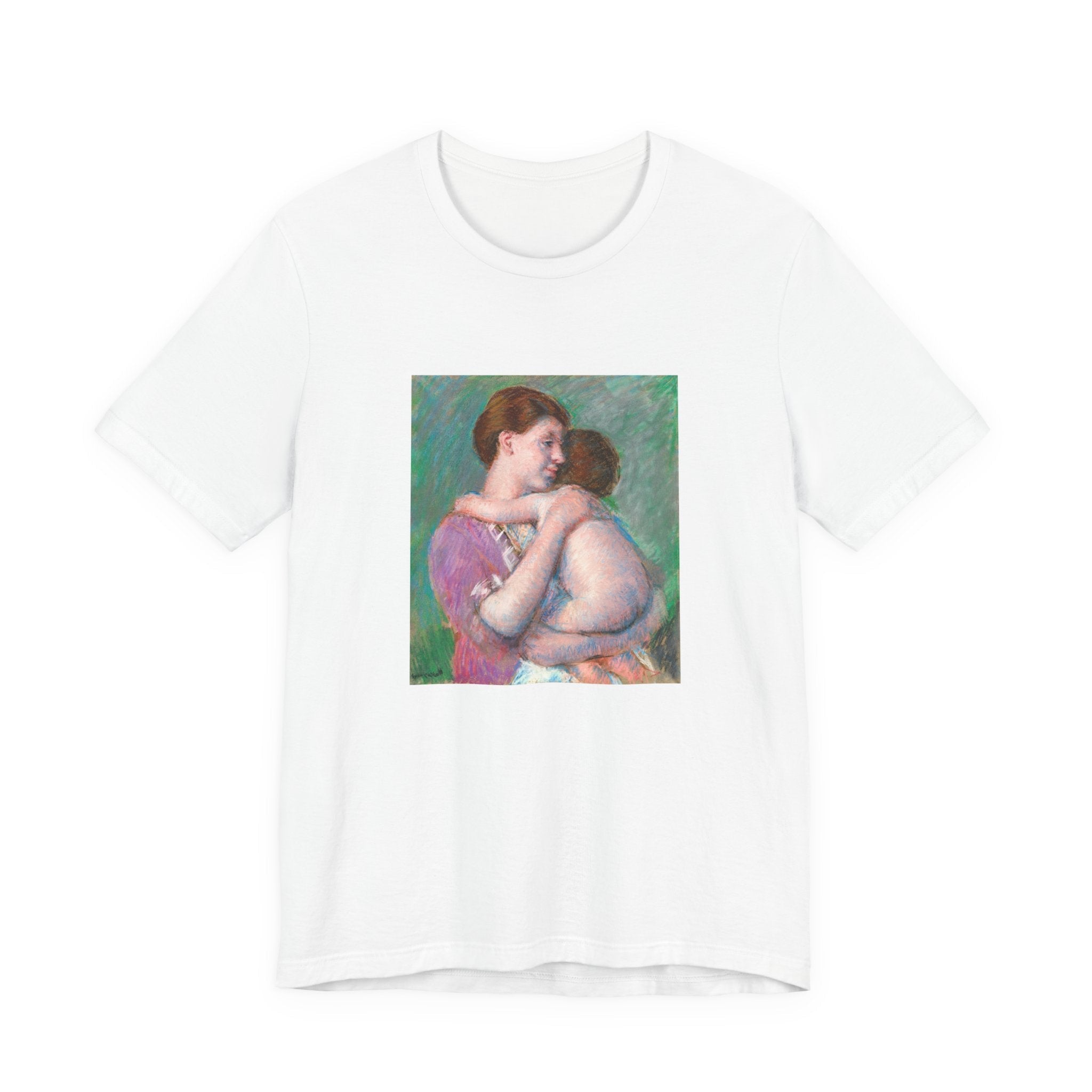 Masters of Art Mary Cassatt Mother and Child Unisex Jersey Short Sleeve T-Shirt - POPvault