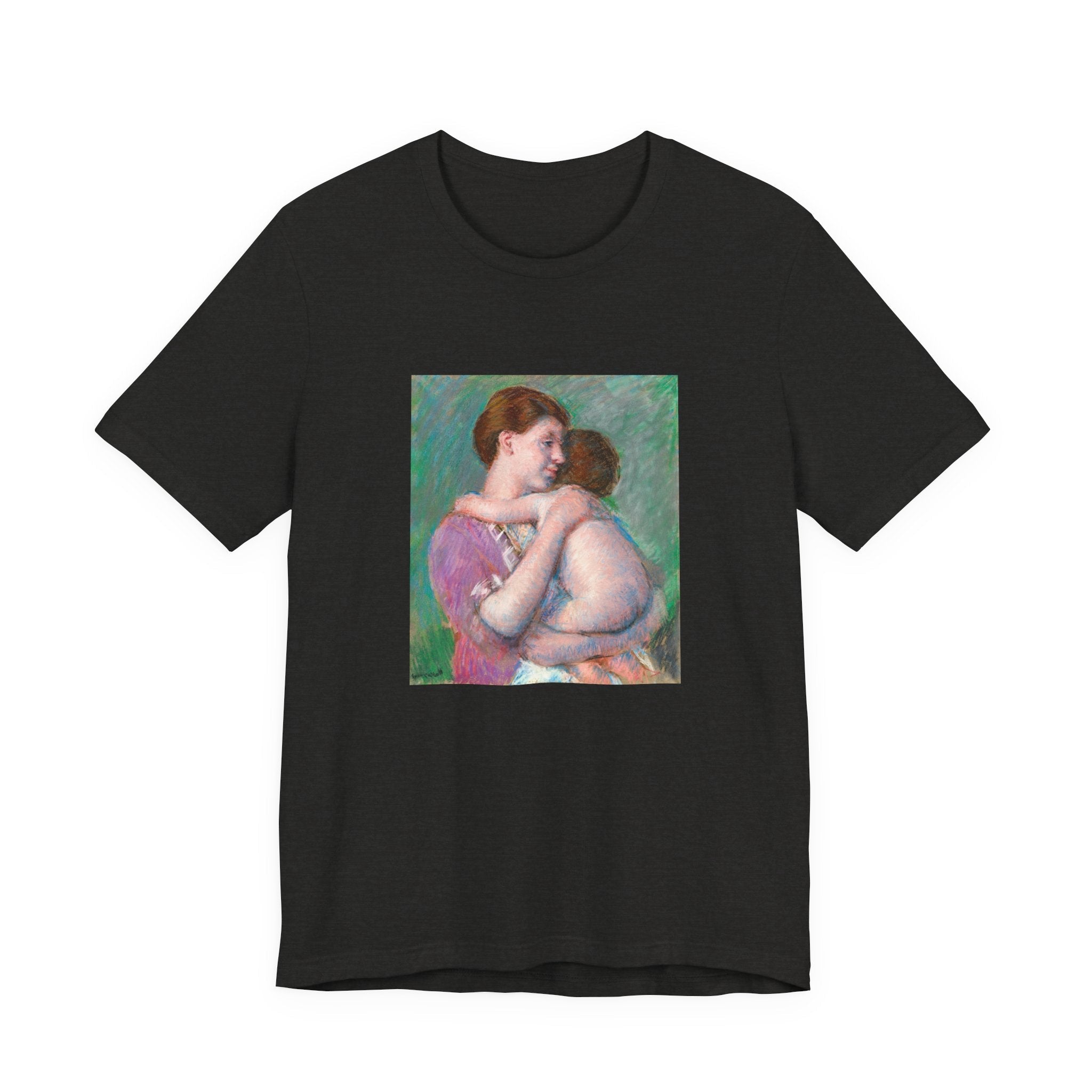 Masters of Art Mary Cassatt Mother and Child Unisex Jersey Short Sleeve T-Shirt - POPvault