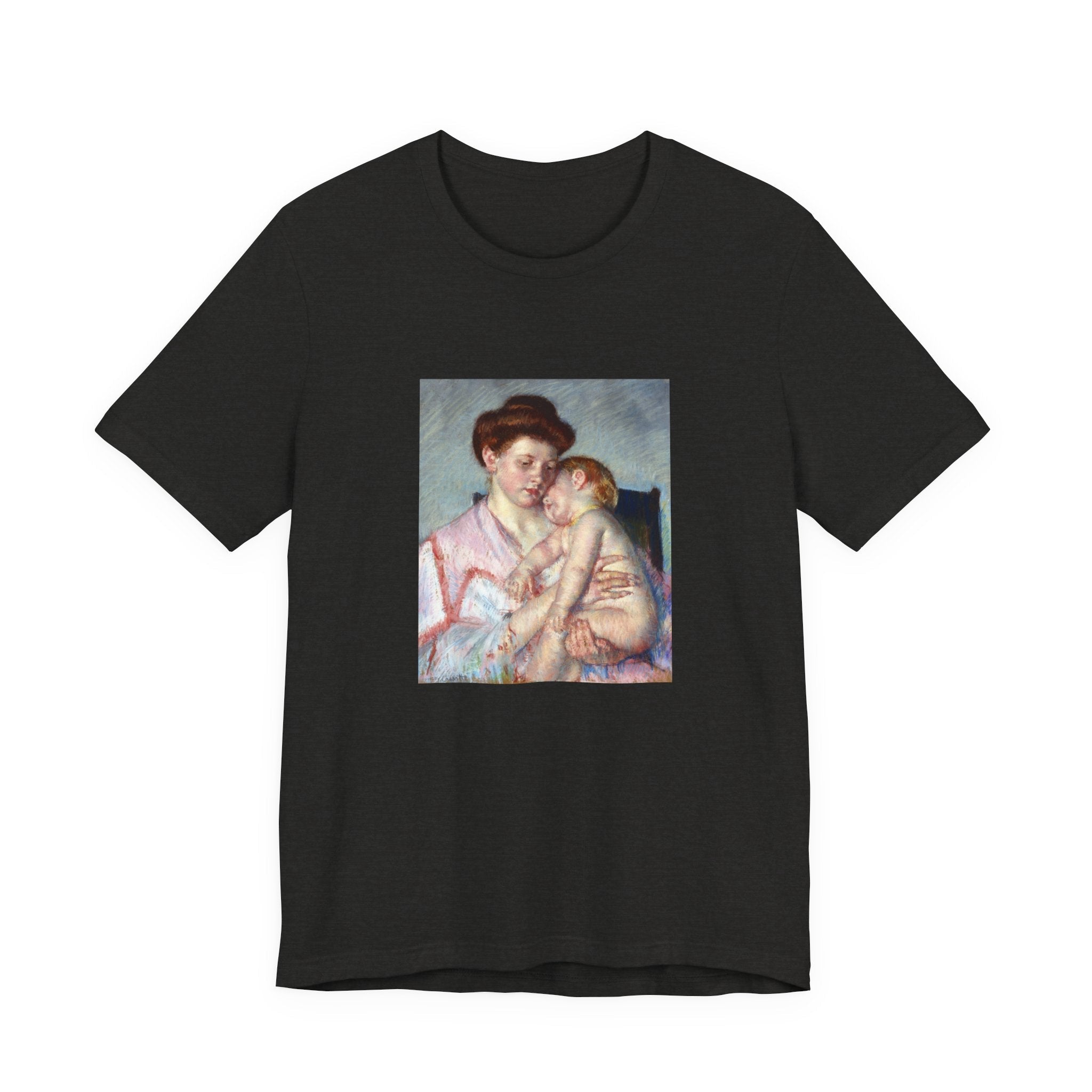 Masters of Art Mary Cassatt Sleepy Baby Unisex Jersey Short Sleeve T-Shirt - POPvault