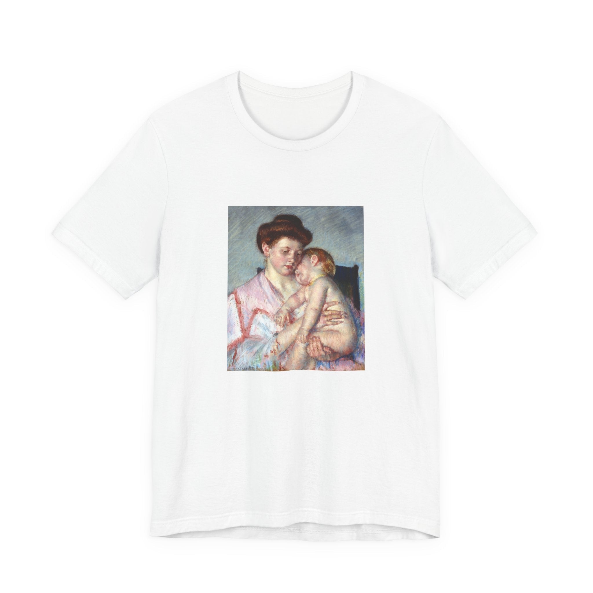 Masters of Art Mary Cassatt Sleepy Baby Unisex Jersey Short Sleeve T-Shirt - POPvault