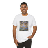 Masters of Art Michelangelo Buonarroti's The Last Judgment Unisex Jersey Short Sleeve T-Shirt - POPvault