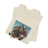 Masters of Art Michelangelo Buonarroti's The Torment of Saint Anthony Unisex Jersey Short Sleeve T-Shirt - POPvault