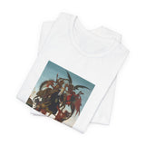 Masters of Art Michelangelo Buonarroti's The Torment of Saint Anthony Unisex Jersey Short Sleeve T-Shirt - POPvault