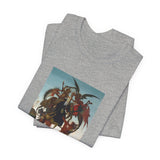 Masters of Art Michelangelo Buonarroti's The Torment of Saint Anthony Unisex Jersey Short Sleeve T-Shirt - POPvault