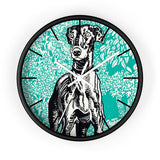 Masters of Art Moriz Jung Greyhound Premium Wall Clock - POPvault
