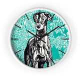 Masters of Art Moriz Jung Greyhound Premium Wall Clock - POPvault