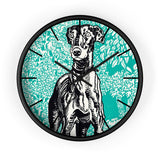 Masters of Art Moriz Jung Greyhound Premium Wall Clock - POPvault