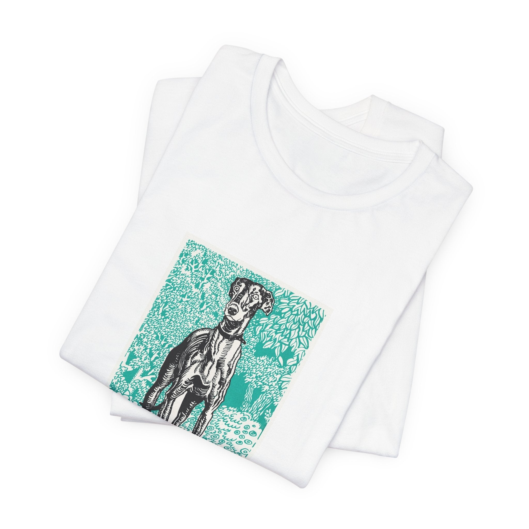 Masters of Art Moriz Jung Greyhound Unisex Jersey Short Sleeve T-Shirt - POPvault
