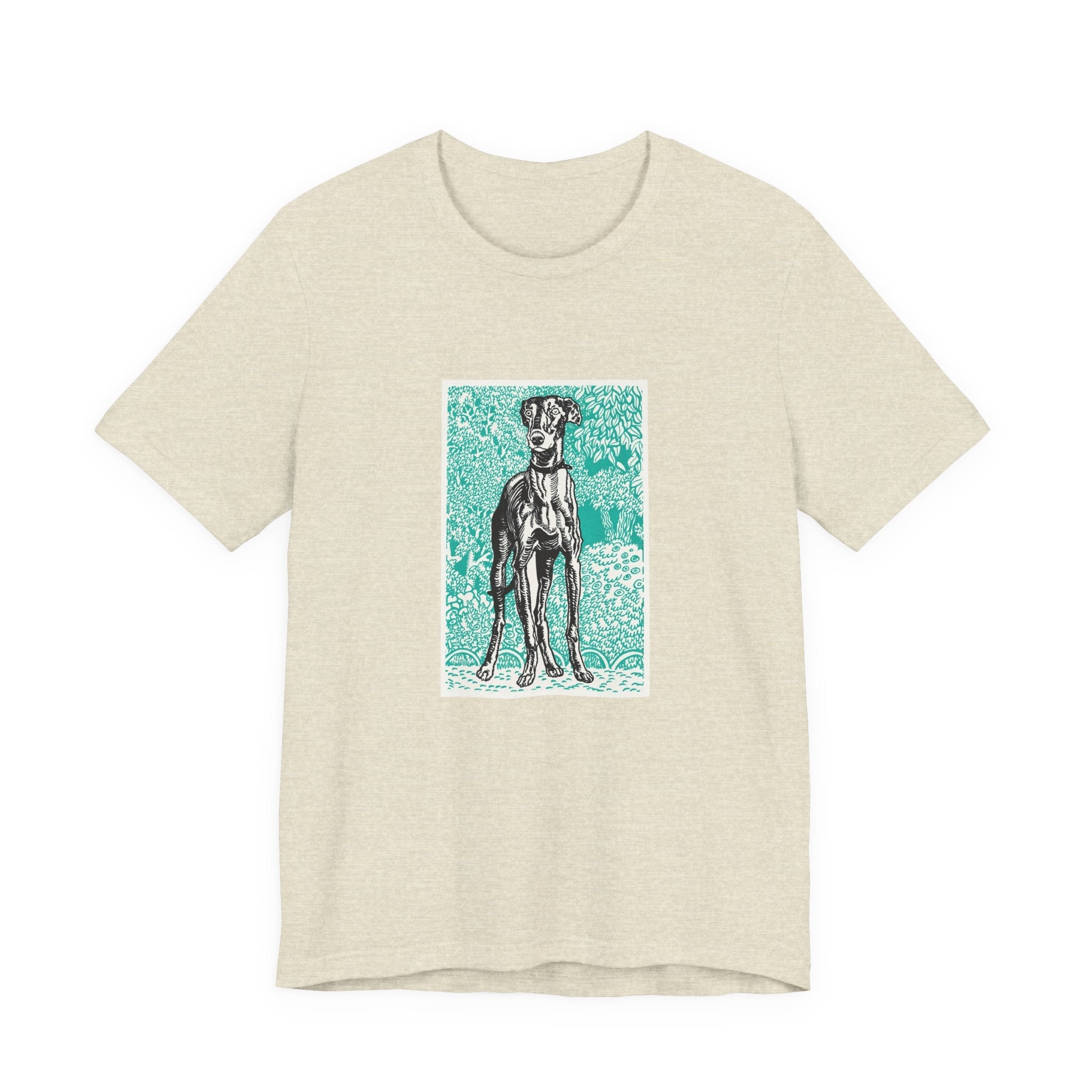 Masters of Art Moriz Jung Greyhound Unisex Jersey Short Sleeve T-Shirt - POPvault