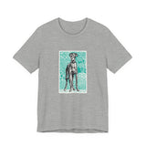 Masters of Art Moriz Jung Greyhound Unisex Jersey Short Sleeve T-Shirt - POPvault