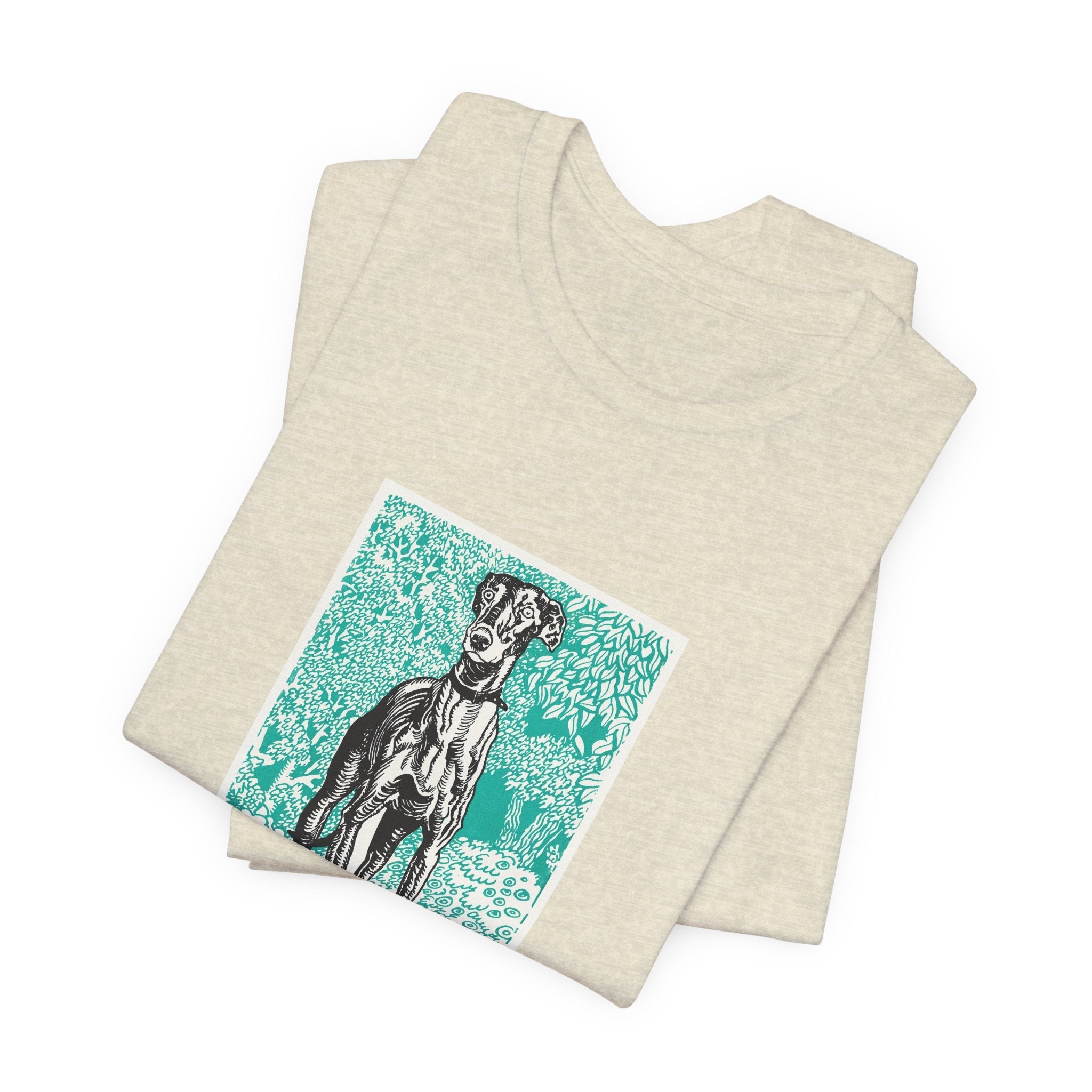 Masters of Art Moriz Jung Greyhound Unisex Jersey Short Sleeve T-Shirt - POPvault