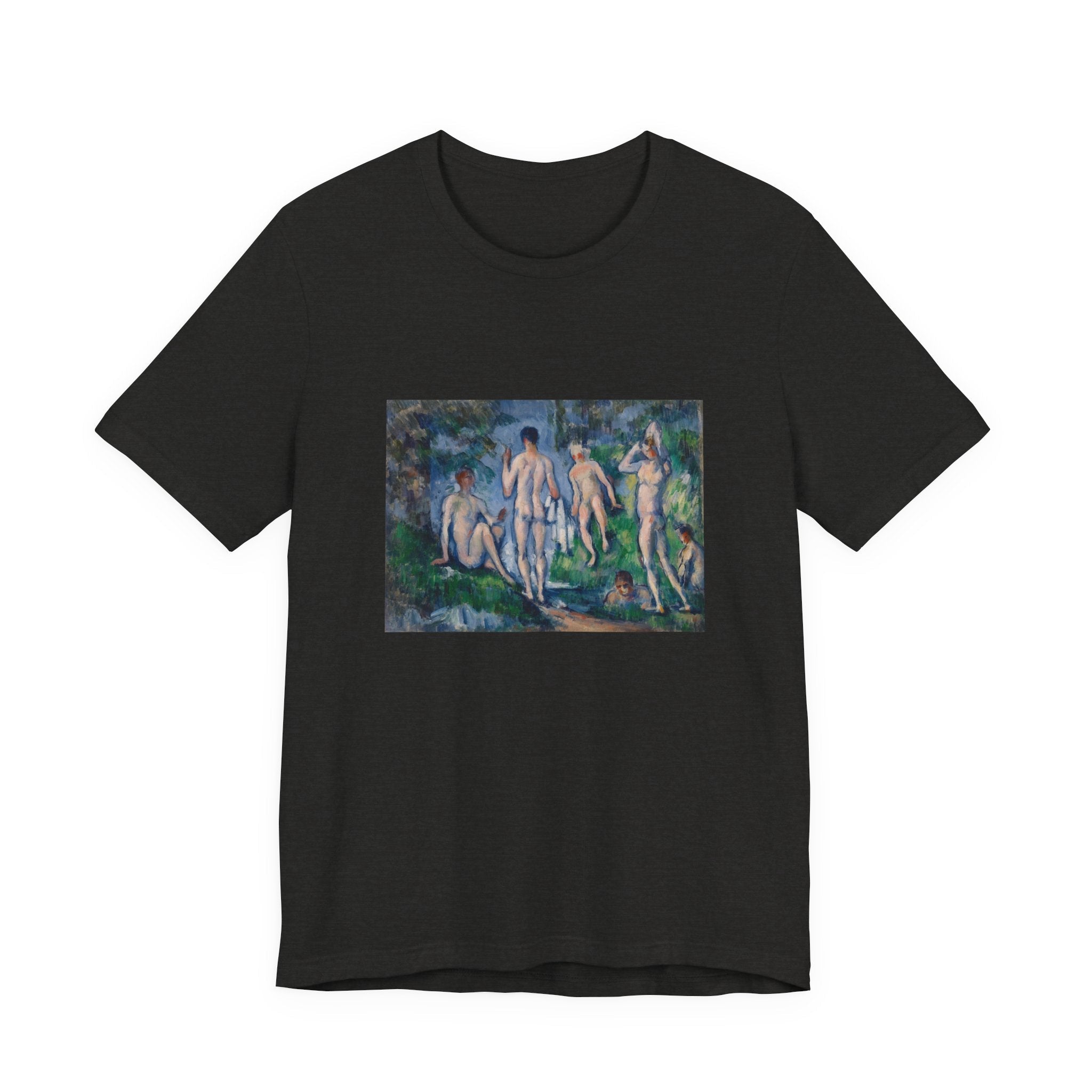 Masters of Art Paul Cézanne Group of Bathers Unisex Jersey Short Sleeve T-Shirt - POPvault