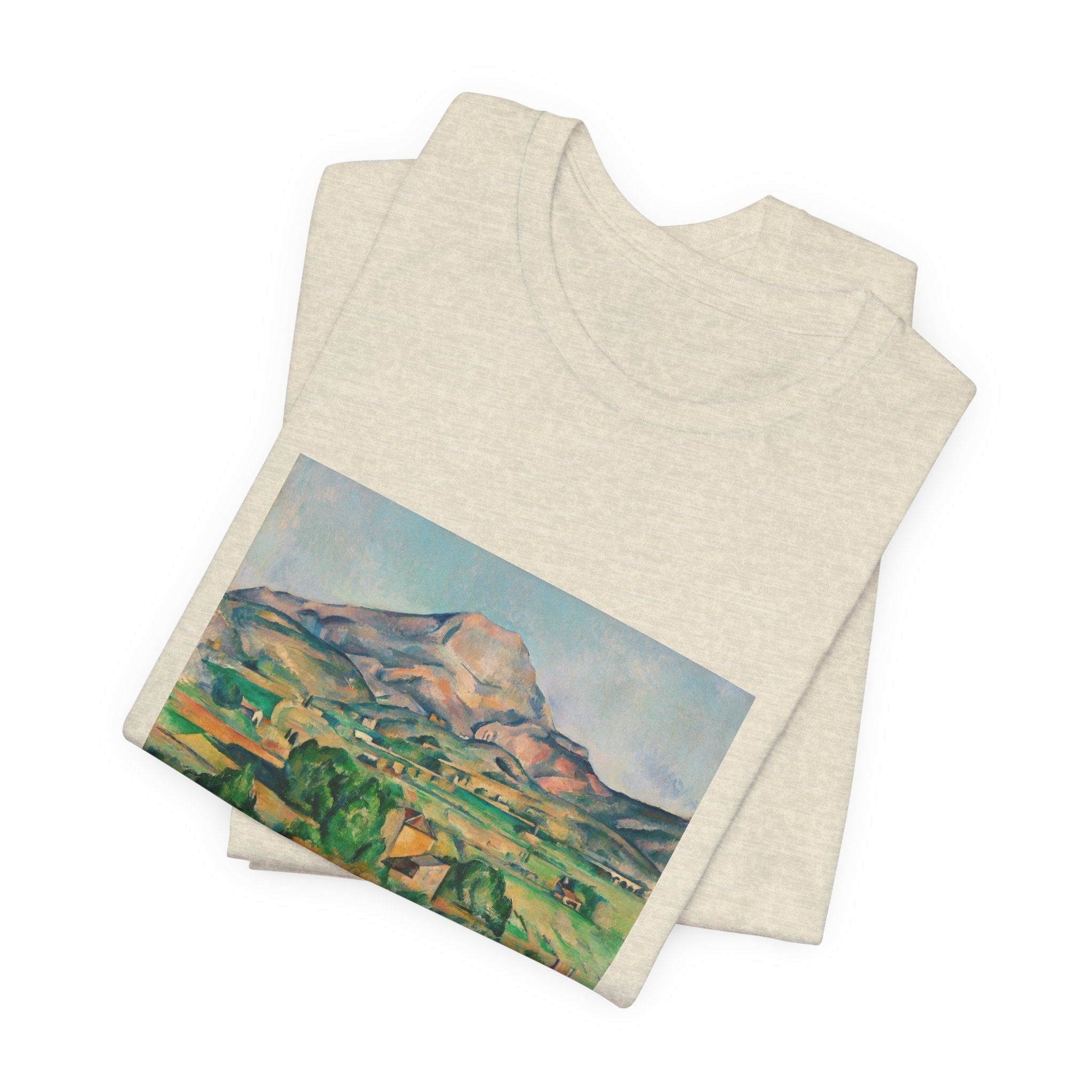 Masters of Art Paul Cézanne Mont Sainte - Victoire Unisex Jersey Short Sleeve T-Shirt - POPvault