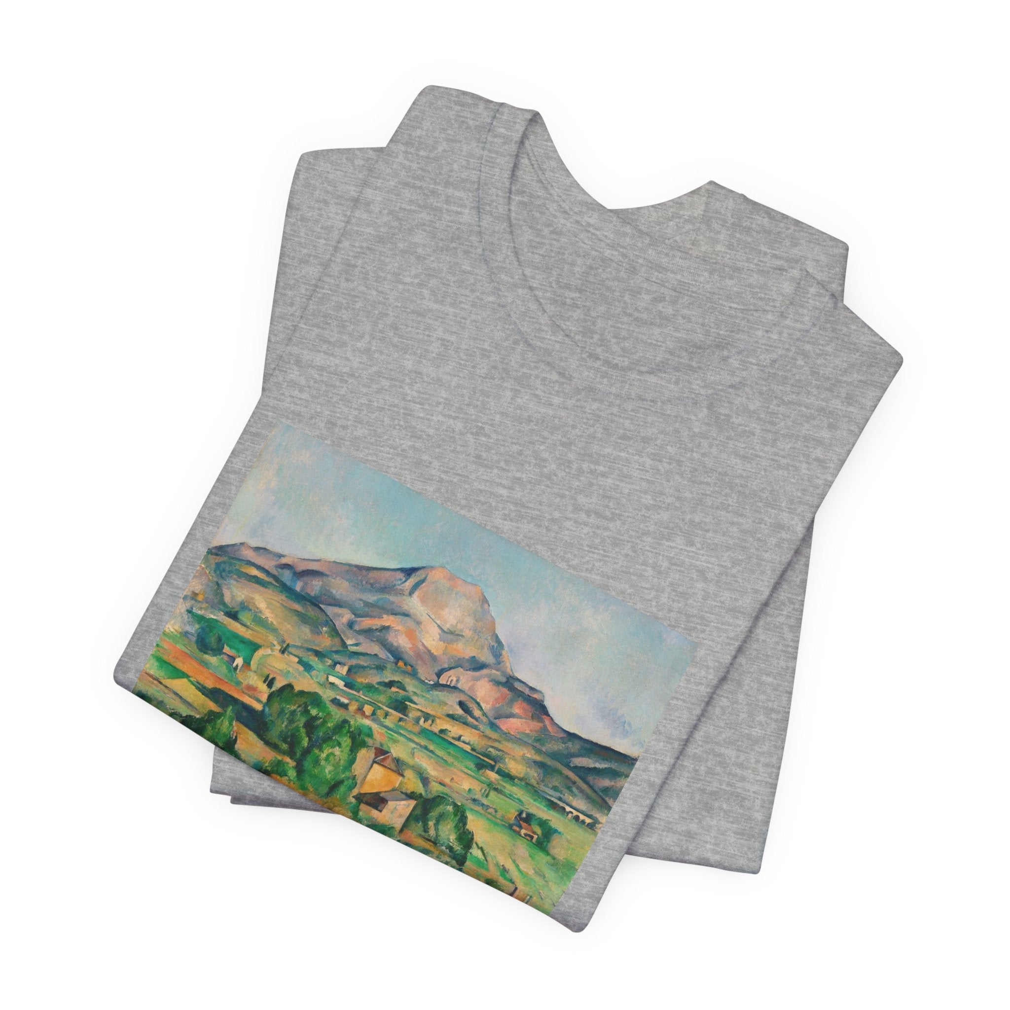 Masters of Art Paul Cézanne Mont Sainte - Victoire Unisex Jersey Short Sleeve T-Shirt - POPvault