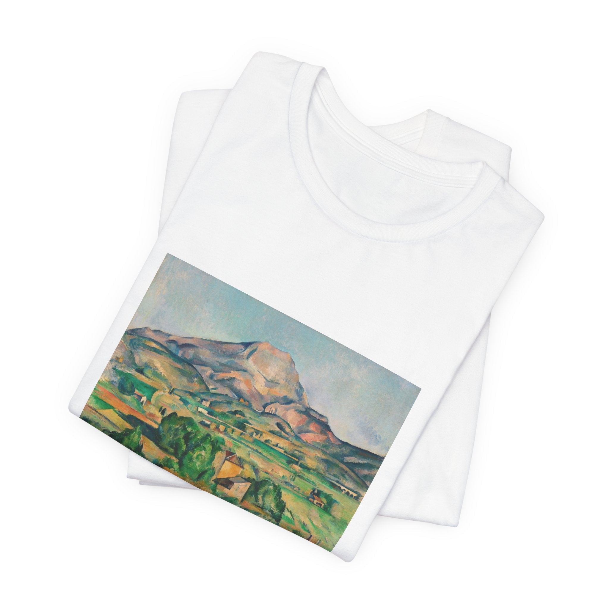 Masters of Art Paul Cézanne Mont Sainte - Victoire Unisex Jersey Short Sleeve T-Shirt - POPvault