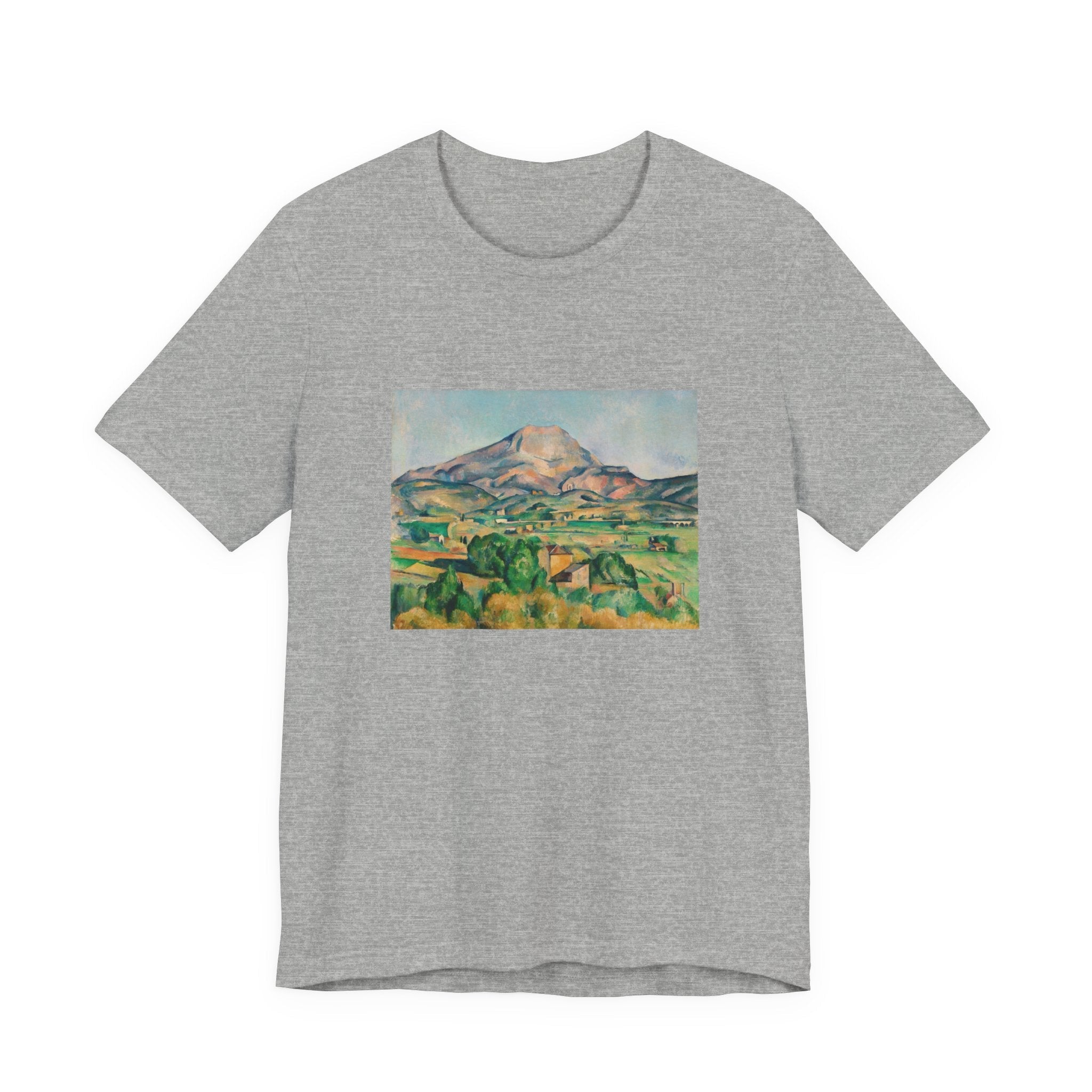 Masters of Art Paul Cézanne Mont Sainte - Victoire Unisex Jersey Short Sleeve T-Shirt - POPvault