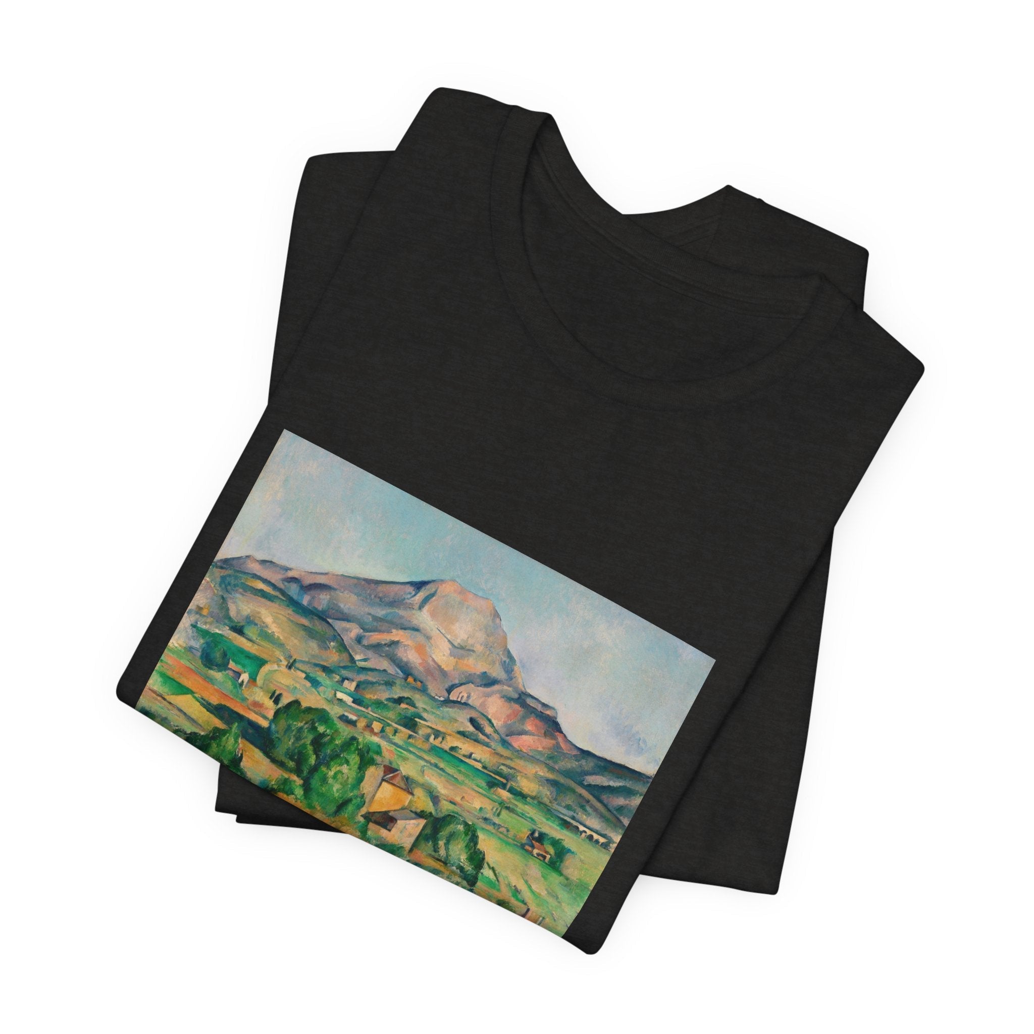 Masters of Art Paul Cézanne Mont Sainte - Victoire Unisex Jersey Short Sleeve T-Shirt - POPvault