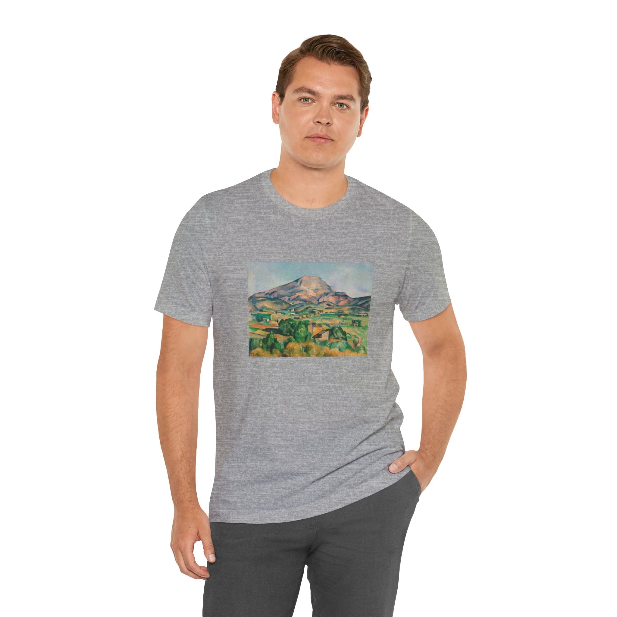Masters of Art Paul Cézanne Mont Sainte - Victoire Unisex Jersey Short Sleeve T-Shirt - POPvault