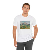 Masters of Art Paul Cézanne Mont Sainte - Victoire Unisex Jersey Short Sleeve T-Shirt - POPvault