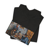 Masters of Art Paul Cézanne The Card Players Unisex Jersey Short Sleeve T-Shirt - POPvault