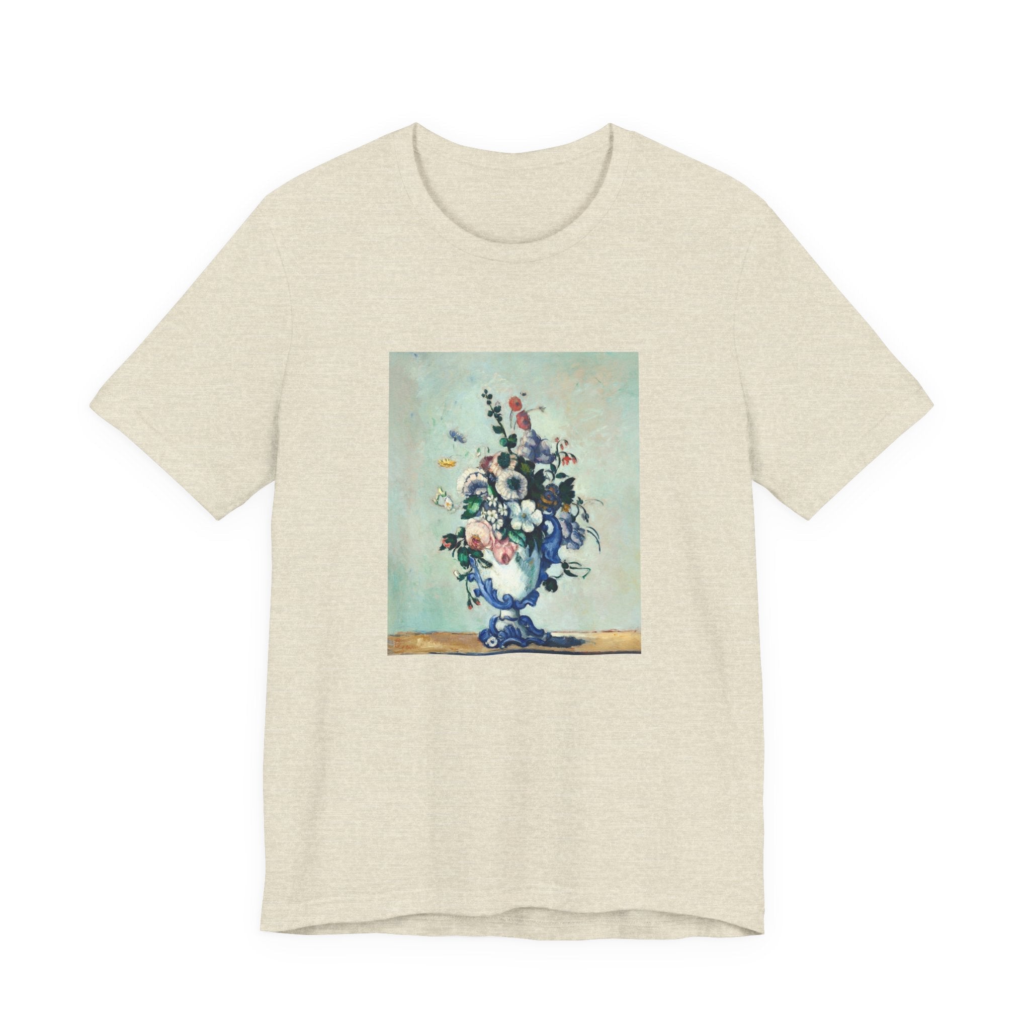 Masters of Art Paul Cézanne's Rococo Vase Unisex Jersey Short Sleeve T-Shirt - POPvault
